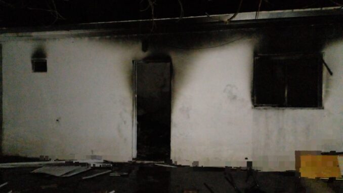 incendio en Napoleon Peña al 1400